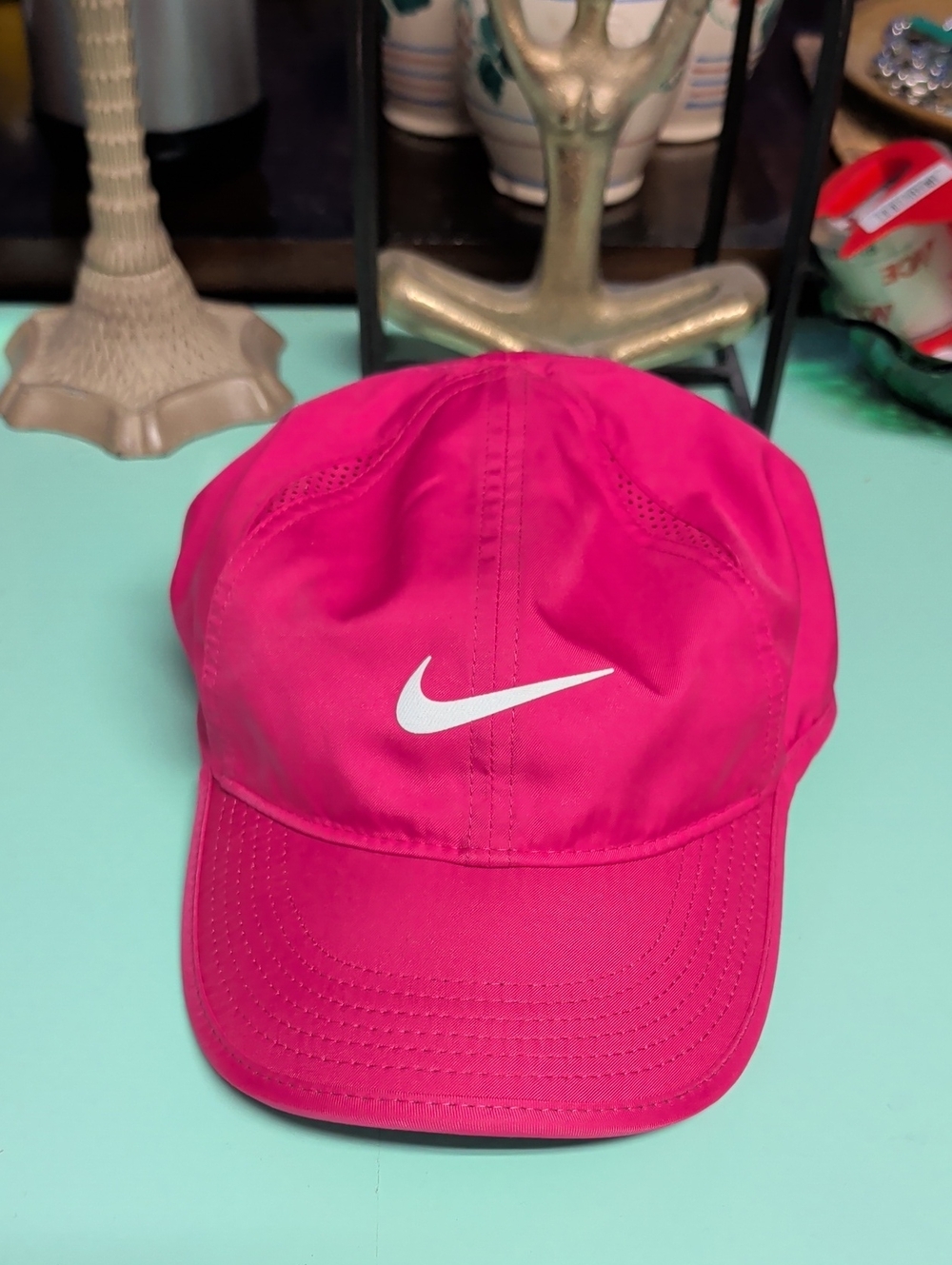 Nike Hot Pink Cap with White Swoosh